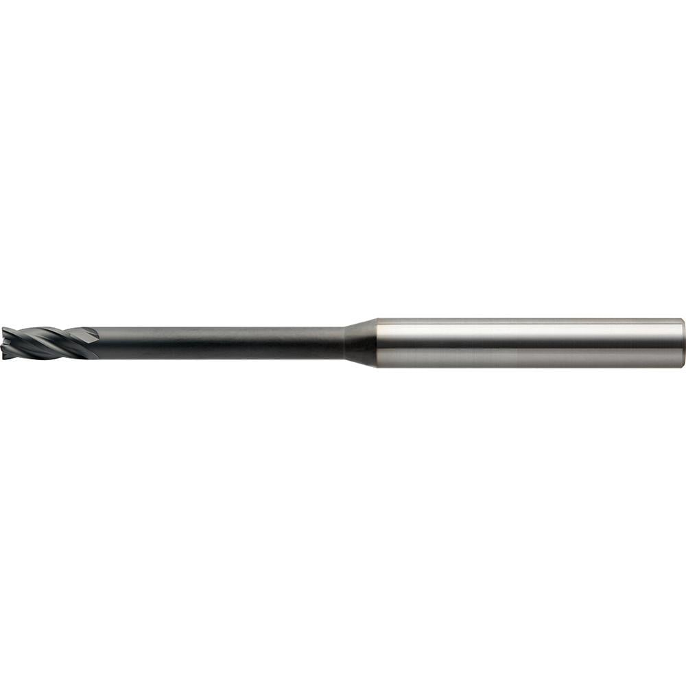 Corner Radius End Mill: 3.00 mm Dia, 6.00 mm LOC, 30 deg Helix, Diamond Coated, Corner Radius End, Centercutting Series DCLRS