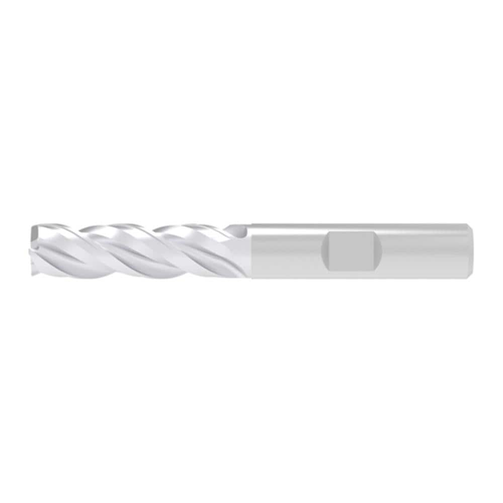 Corner Chamfer End Mill: 20.00 mm Dia, 60.00 mm LOC, 3 Flute, 0.20 mm Chamfer Width, Solid Carbide