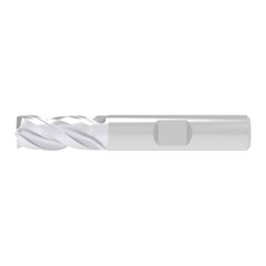 Corner Chamfer End Mill: 12.00 mm Dia, 16.00 mm LOC, 3 Flute, 0.20 mm Chamfer Width, Solid Carbide