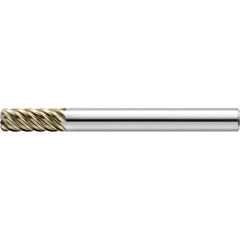 Corner Radius End Mill: 12.00 mm Dia, 26.00 mm LOC, 45 deg Helix, Hardmax Coated, Corner Radius End, Centercutting Series HMERS