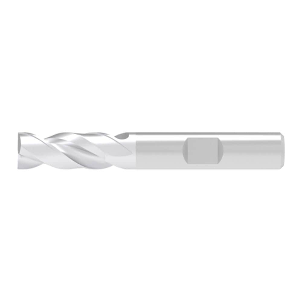 Corner Chamfer End Mill: 11.00 mm Dia, 26.00 mm LOC, 2 Flute, 0.10 mm Chamfer Width, Solid Carbide