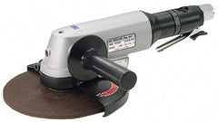 Air Angle Grinder: 7" Wheel Dia, 22,000 RPM