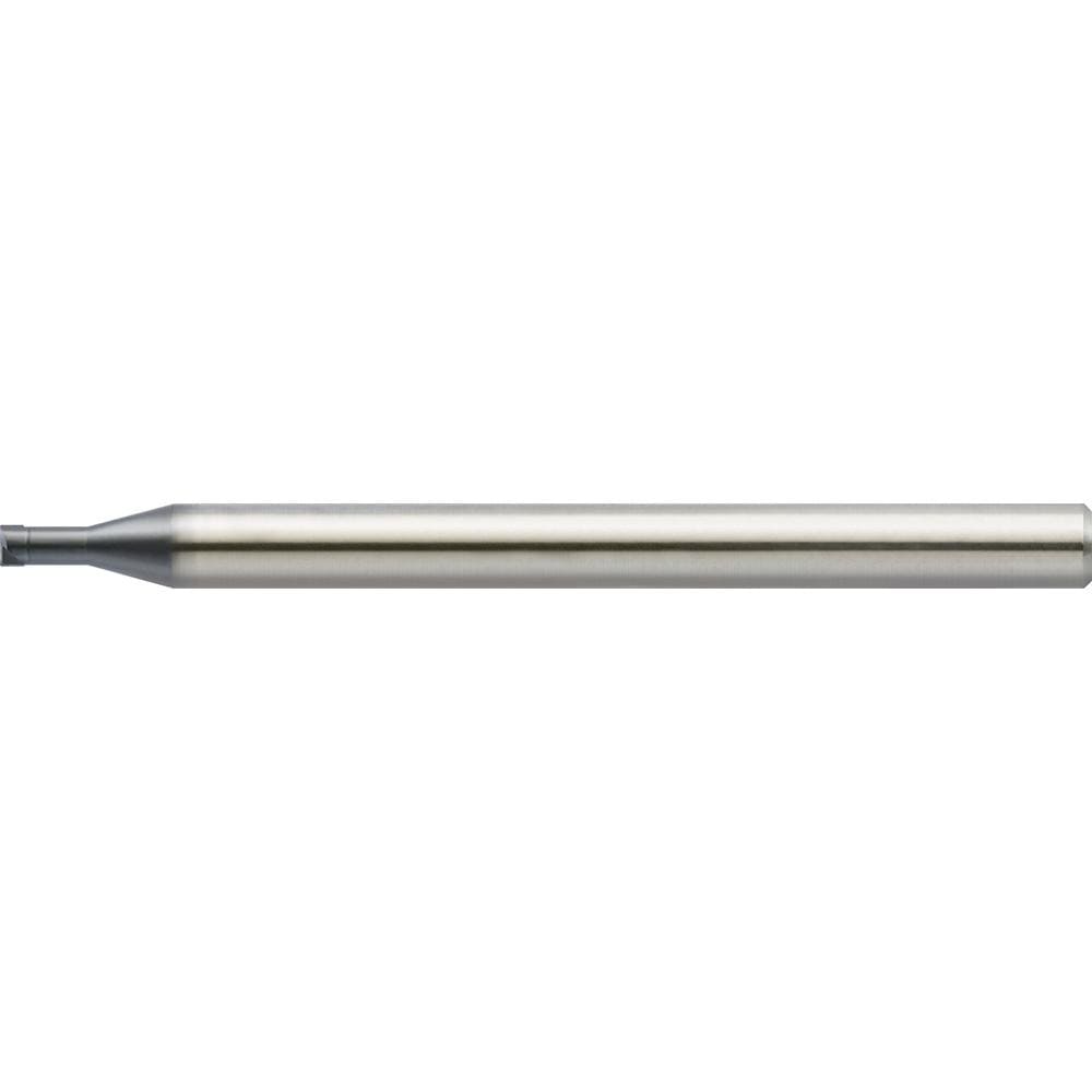 Corner Radius End Mill: 2.00 mm Dia, 1.00 mm LOC, 0 deg Helix, UDC Coated, Corner Radius End, Centercutting Series UDCLRSF