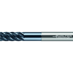 Corner Radius End Mill: 1" Dia, 1-3/4" LOC, 0.1200" Radius, 6 Flute, Solid Carbide