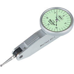 Horizontal Dial Test Indicator: 0.0150" Max, 0-15-0 Dial Reading, 0.001000" Accuracy