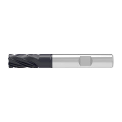 Corner Radius End Mill: 20.00 mm Dia, 41.00 mm LOC, 4.00 mm Radius, 6 Flute, Solid Carbide