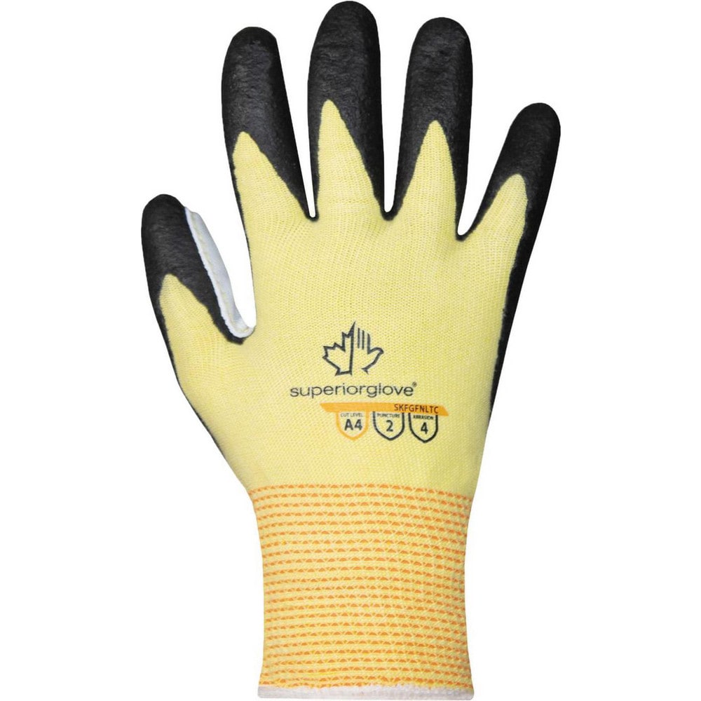 Cut, Puncture & Abrasion-Resistant Gloves: Superior Glove Works SKFGFNLTC, Size 2X-Large, ANSI Cut A4, ANSI Puncture 2, Foam Nitrile, ParaActiv