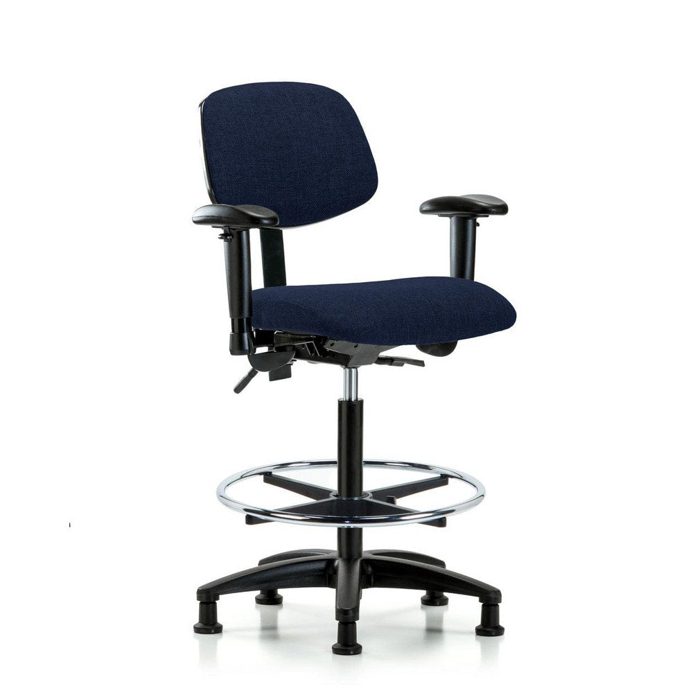 Task Chair Task Chair: Olefin, 34-1/2" Seat Height, Navy Blue