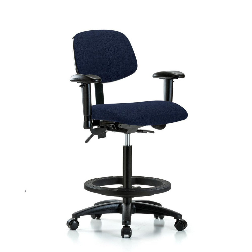 Task Chair Task Chair: Olefin, 34-1/2" Seat Height, Navy Blue