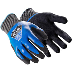 Cut, Puncture & Abrasion-Resistant Gloves: Helix Helix, ANSI Cut A4, ANSI Puncture 3, Nitrile, HPPE Blend