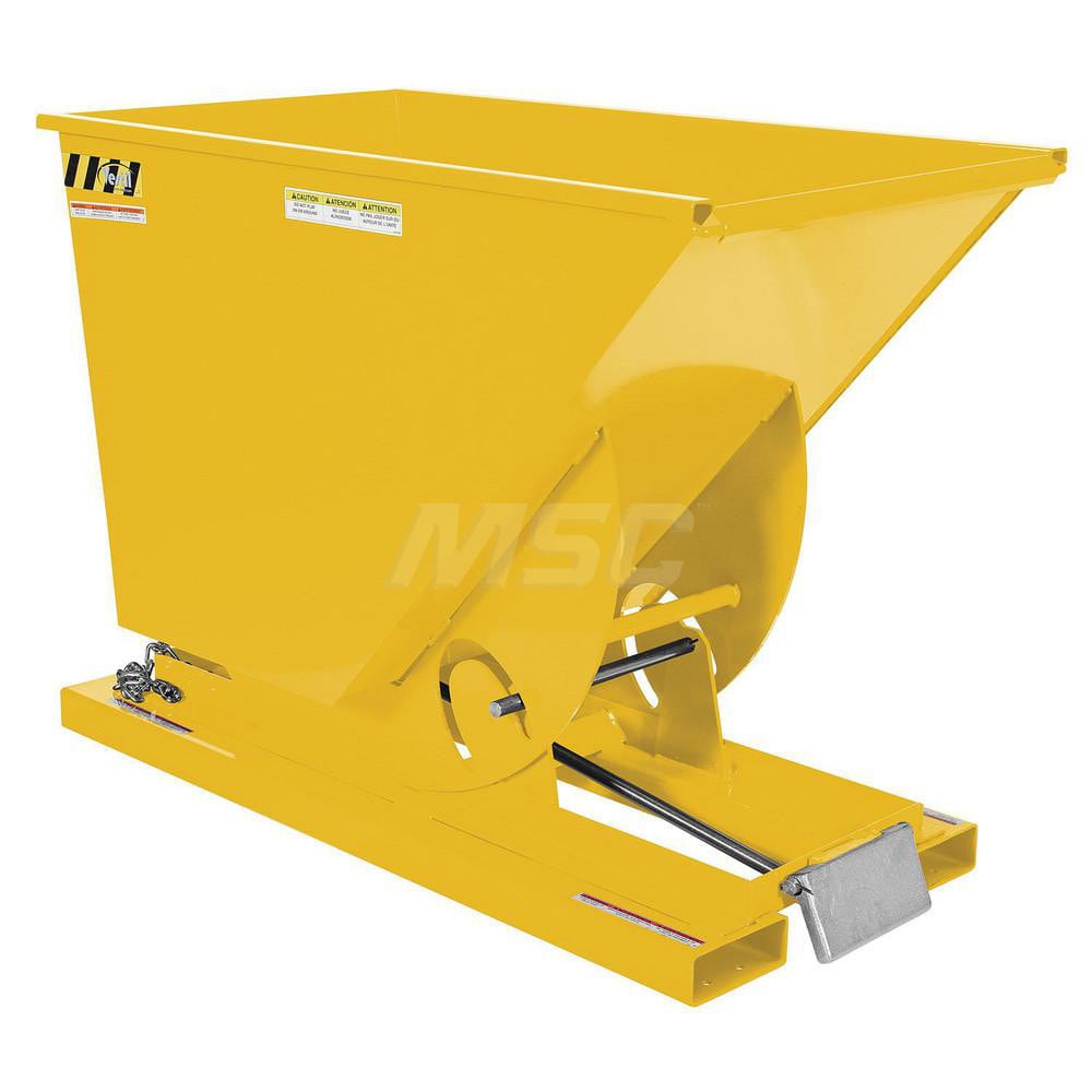 Stationary Tilt Hopper: 6,000 lb Capacity, 32" Wide, 61.13" Long, 42.75" High