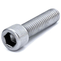 Hex Socket Cap Screw: #3-48 Thread, 3/16" Length Under Head, Stainless Steel, Bright/Uncoated Finish