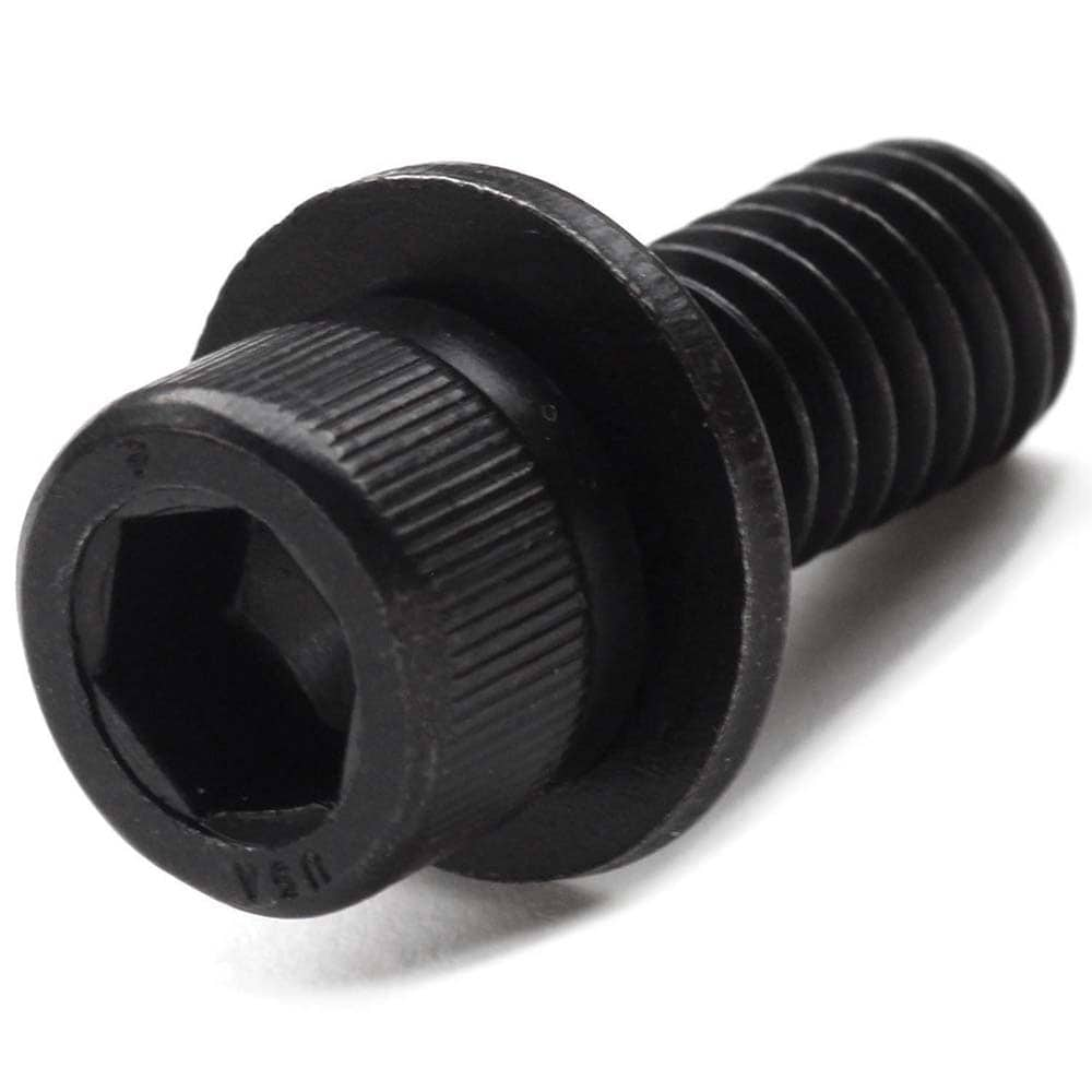 Hex Socket Cap Screw: #10-32 Thread, 1" Length Under Head, Alloy Steel, Black Oxide Finish