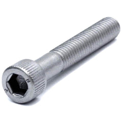 Hex Socket Cap Screw: #10-32 Thread, 1-1/4" Length Under Head, Alloy Steel, Passivated Finish