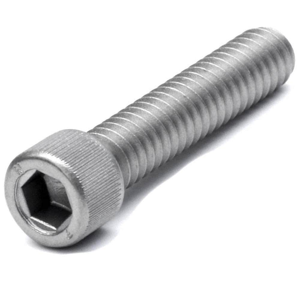 Hex Socket Cap Screw: 3/8-16 Thread, 1-1/2" Length Under Head, Alloy Steel, Passivated Finish