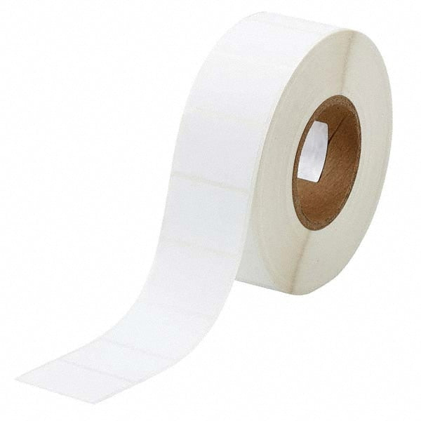 Label Maker Label: White, Polyester, 3,000 per Roll