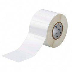 Label Maker Label: White, Polyester, 1,000 per Roll