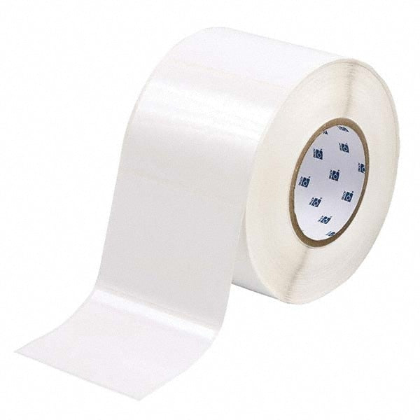 Label Maker Label: White, Polyester, 1,000 per Roll