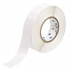 Label Maker Label: White, Polyester, 1-1/4" OAW, 10,000 per Roll