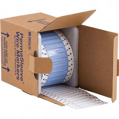 Label Maker Label: White, Polyolefin, 500 per Roll