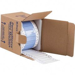 Label Maker Label: White, Polyolefin, 500 per Roll