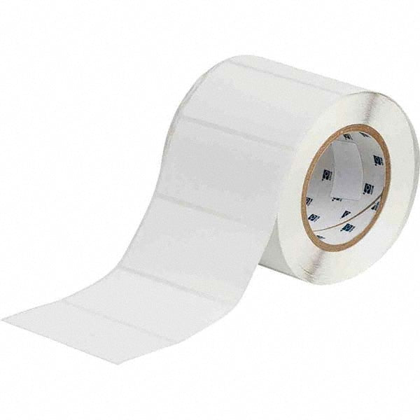 Label Maker Label: White, Paper, 1,000 per Roll