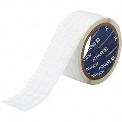 Label Maker Label: White, Nylon, 3,000 per Roll