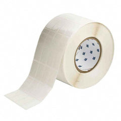 Label Maker Label: White, Cloth, 5,000 per Roll