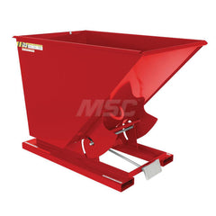 Stationary Tilt Hopper: 6,000 lb Capacity, 44" Wide, 68.38" Long, 51.8125" High