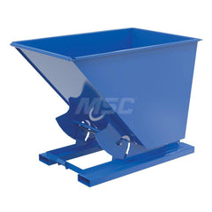 Stationary Tilt Hopper: 6,000 lb Capacity, 43" Wide, 69" Long, 52" High