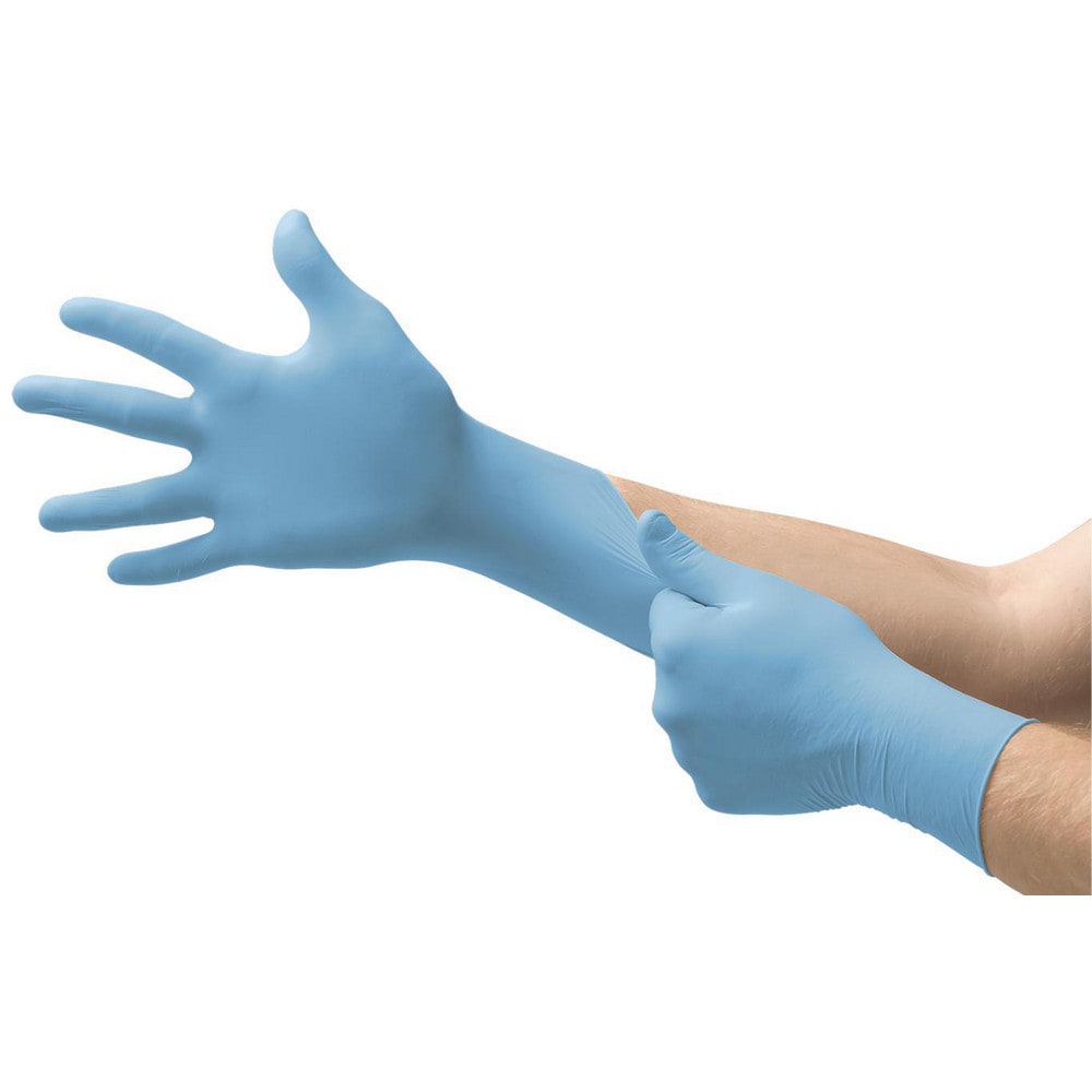 Disposable Gloves: Series Microflex, Size Small, 2.8 mil, Not Coated, Nitrile, General Purpose Grade, Powder-Free