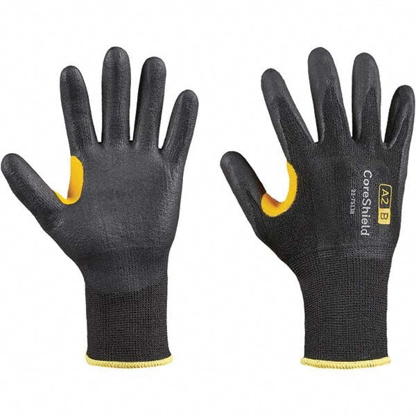 Cut, Puncture & Abrasion-Resistant Gloves: Honeywell 22-7513B, Size X-Large, ANSI Cut A2, ANSI Puncture 2, Microfoam Nitrile, HPPE