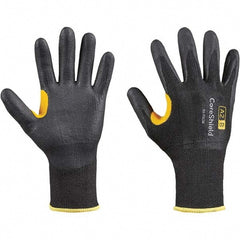 Cut, Puncture & Abrasion-Resistant Gloves: Honeywell 22-7513B, Size Large, ANSI Cut A2, ANSI Puncture 2, Microfoam Nitrile, HPPE