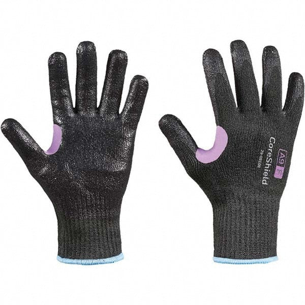 Cut, Puncture & Abrasion-Resistant Gloves: Honeywell 29-0910B, Size X-Large, ANSI Cut A9, ANSI Puncture 4, Nitrile, HPPE