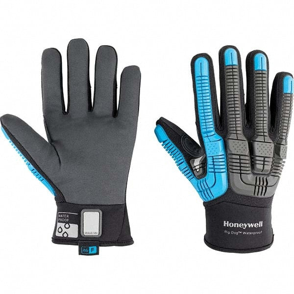 Cut, Puncture & Abrasion-Resistant Gloves: Honeywell 42-615BL, Size Large, ANSI Cut A6, ANSI Puncture 3, Uncoated, Polyester