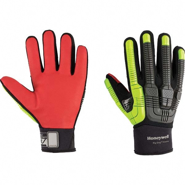 Cut & Abrasion-Resistant Gloves: Honeywell 42-612BY, Size Medium, ANSI Cut A6, ANSI Puncture 0, Uncoated, Polyester