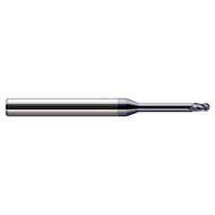 Ball End Mill: 5/16" Dia, 0.4700" LOC, 3 Flute, Solid Carbide