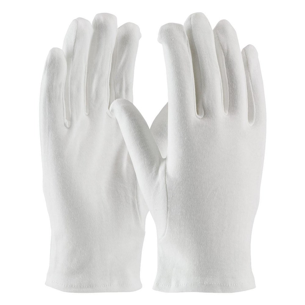 Work Gloves: PiP 130-100, Size Large, Cotton Lined, Cotton, General Purpose