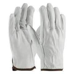 Work Gloves: PiP 68-101, Size X-Large, Leather Lined, Leather, General Purpose