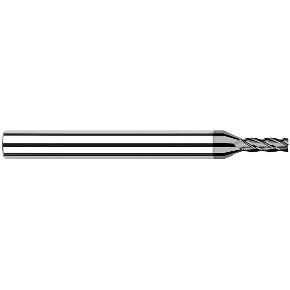 Square End Mill: 1/2" Dia, 1-1/2" LOC, 4 Flute, Solid Carbide