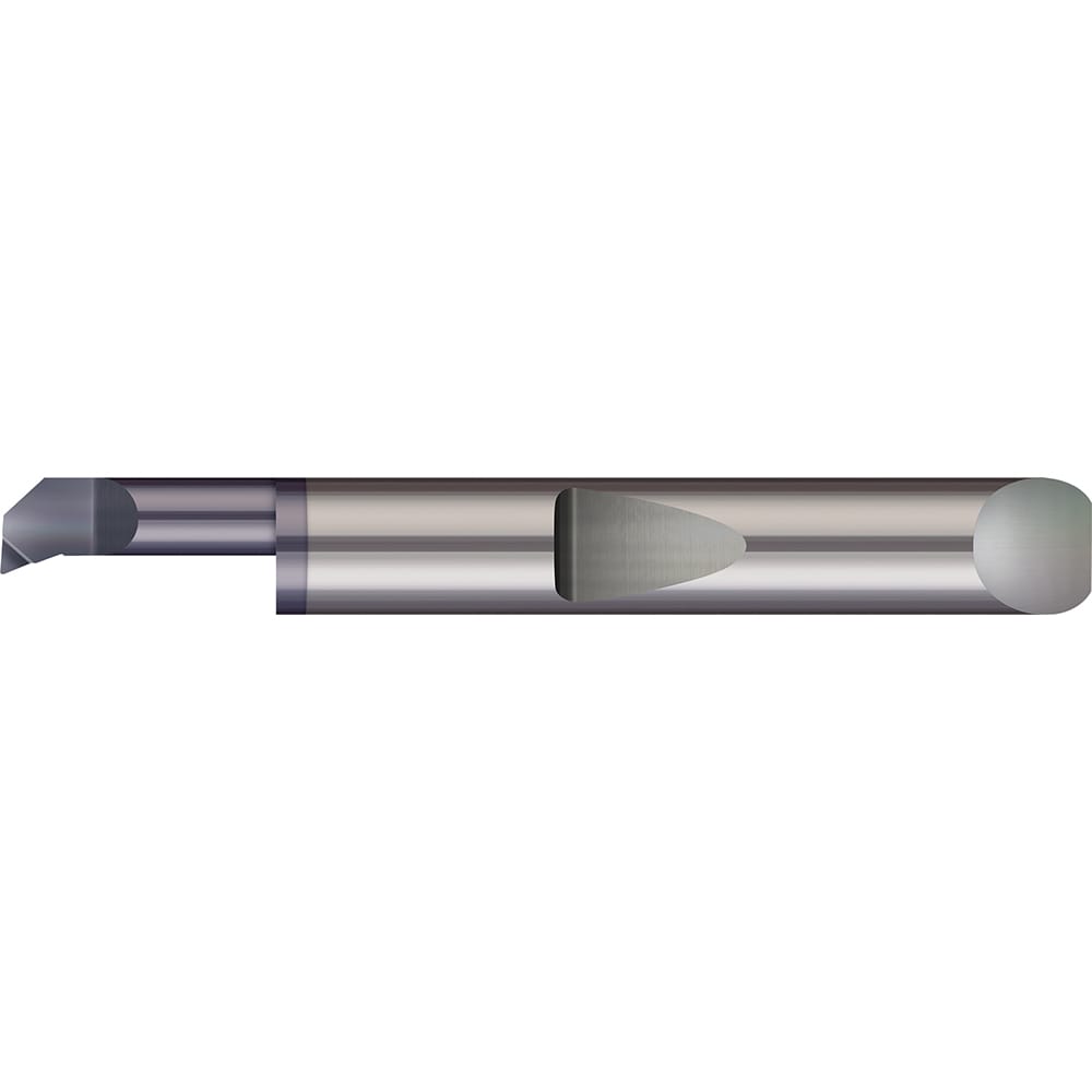 Boring Bars; Boring Bar Type: Boring; Cutting Direction: Right Hand; Minimum Bore Diameter (Decimal Inch): 0.0900; Material: Solid Carbide; Maximum Bore Depth (Decimal Inch): 0.2000; Projection (Decimal Inch): 0.0150