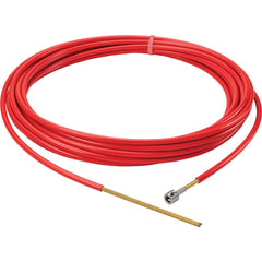 Drain Cleaning Machine Cables; Cable Type: Flexible; For Minimum Pipe Size: 1.25 in; For Maximum Pipe Size: 2 in; Cable Length: 50.000; Cable Diameter: 0.25 in; Material: Steel; For Use With: FlexShaft K9-102 Drum Cleaning Machines; Includes: Couplings,