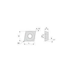 Boring Inserts; Insert Style: EPGT; Insert Size Code: 4.51.80.5; Insert Material: Carbide; Material Grade: M20, M30, P30, P20; Manufacturer Grade: SH725; Inscribed Circle (Inch): 9/64