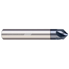 Chamfer Mill: 5/8" Dia, 5/8" Shank Dia, 100.00 deg, 5 Flute, Solid Carbide, Single End