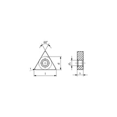 Turning Insert: TNMG333EN-CF20 CTEP110, Cermet