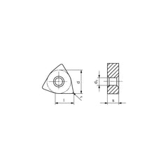 Turning Insert: WNMG332EN-CF20 CTEP110, Cermet