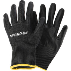 Cut-Resistant Gloves: PRO-SAFE Size X-Small, ANSI Cut A5, ANSI Puncture 0, Nitrile, HPPE Blend