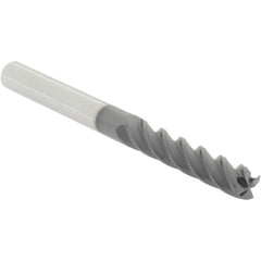 Square End Mill: 1/4" Dia, 1-1/4" LOC, 4 Flute, Solid Carbide