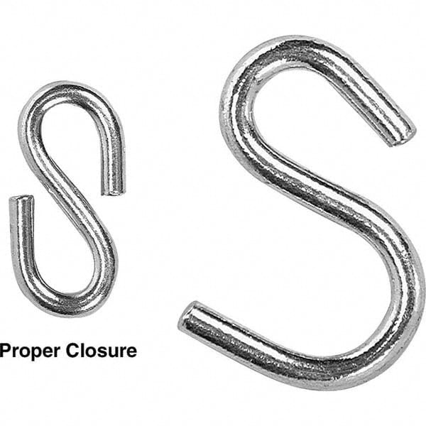 S-hooks; 1/4" S HOOK