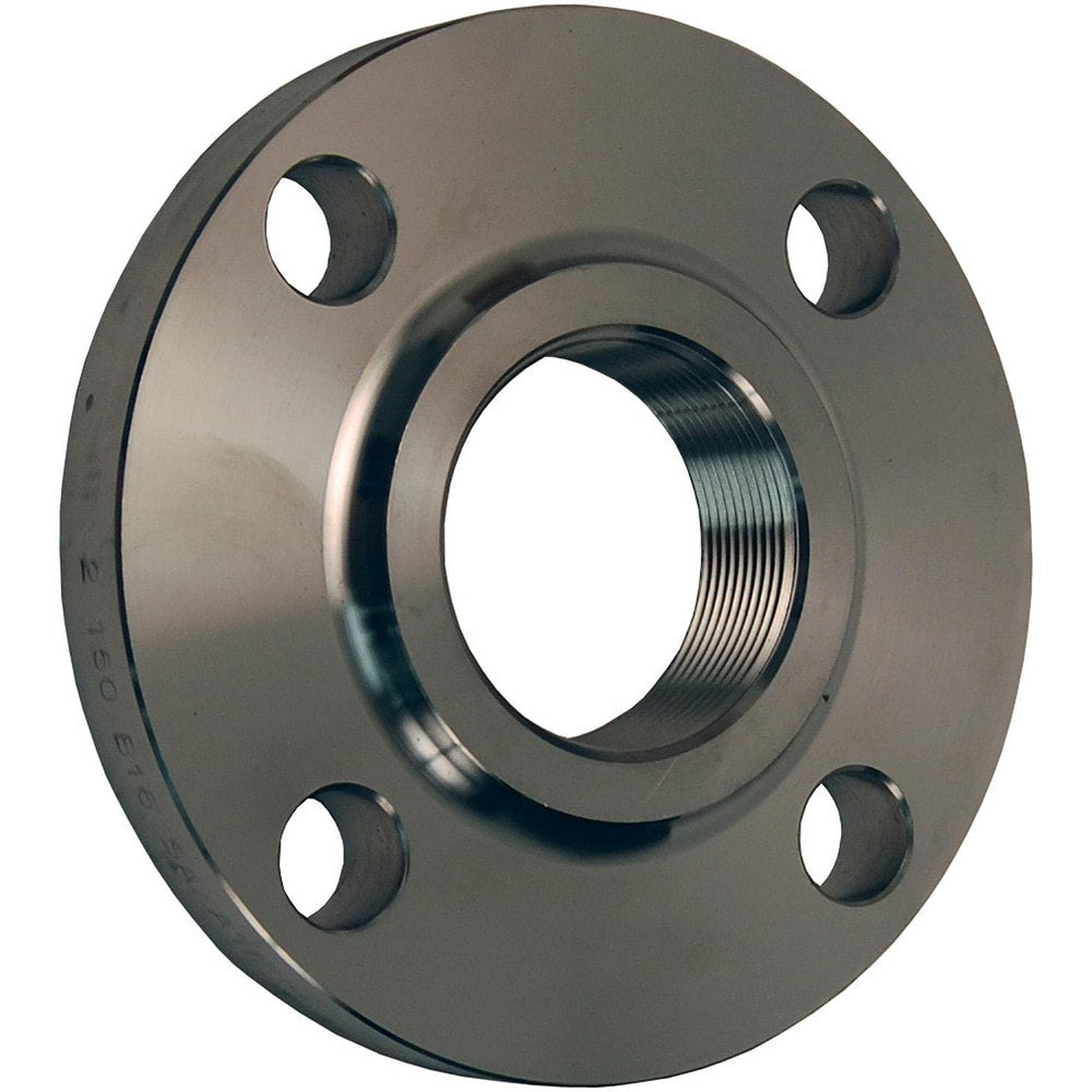 Stainless Steel Pipe Flanges; Connection Type: Threaded; Outside Diameter (Inch): 6; Pipe Size: 2